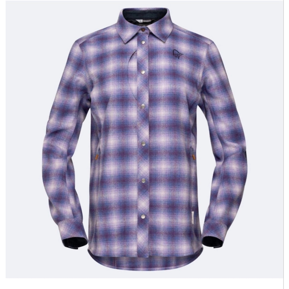 New Womens Norrona Tamok Wool Women's Shirt - Size XS